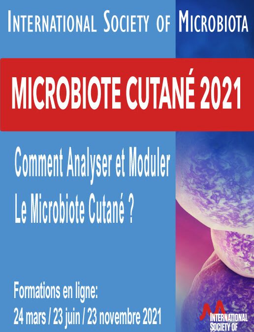Moduler le Microbiote Cutané – Visioconférence le 24 mars 2021
