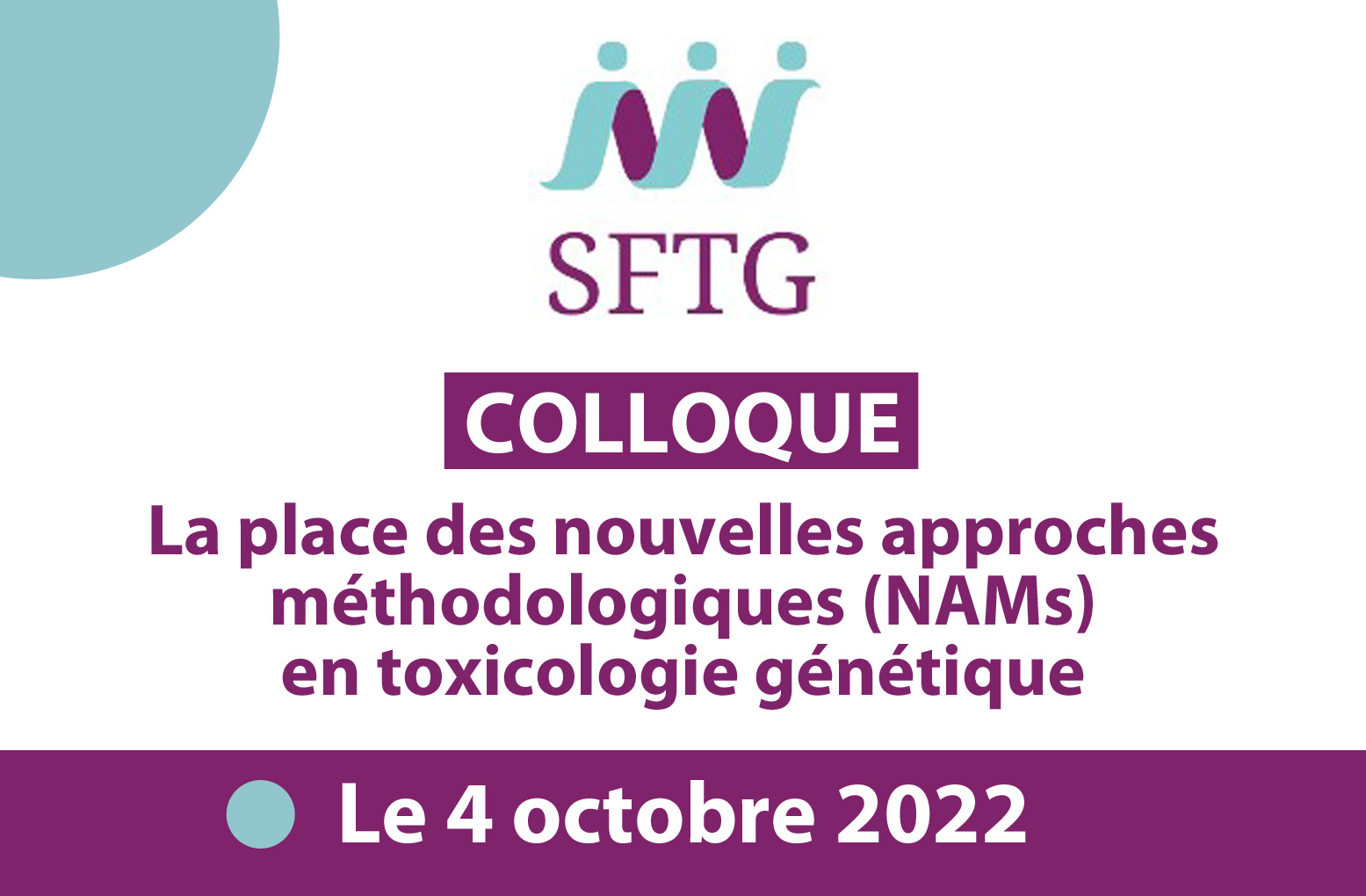 SFTG : Colloque annuel – 4 oct. 2022 – Maisons-Alfort