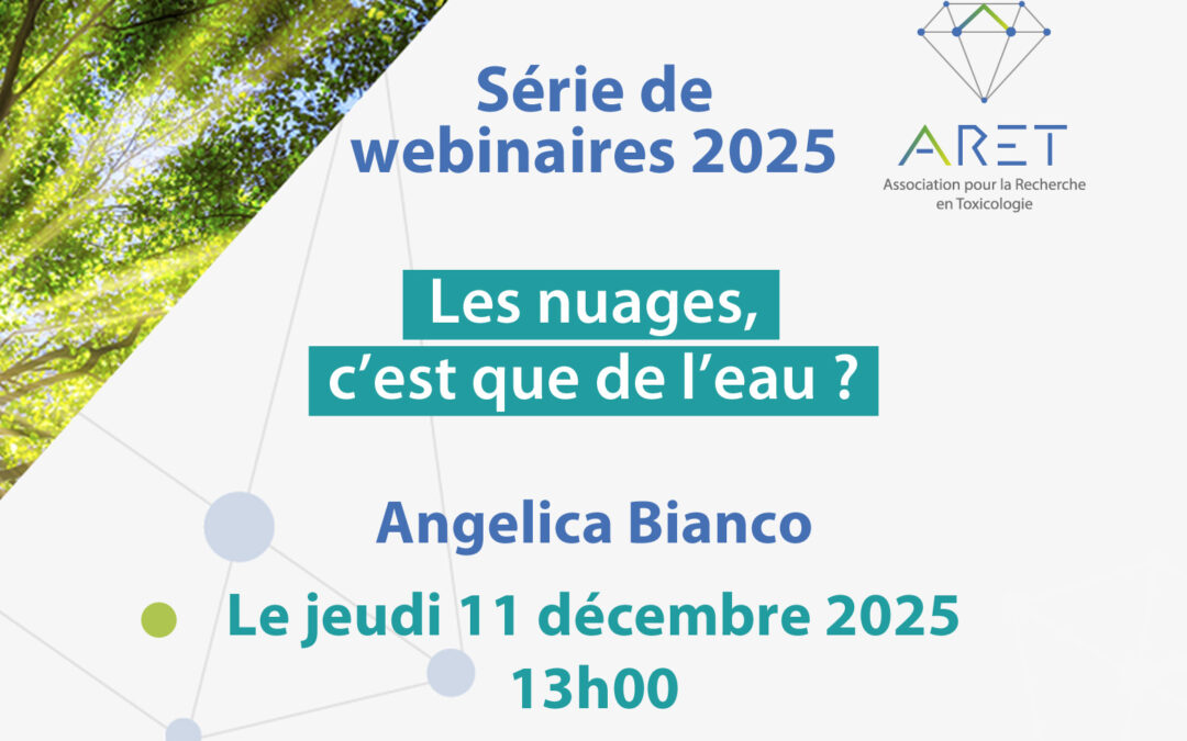 Prochain Webinaire de l’ARET le 11 décembre 2025 à 13h00